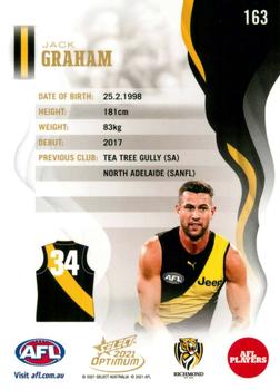 2021 Select Optimum #163 Jack Graham Back